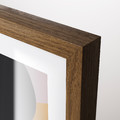 RÖDALM Frame, walnut effect, 70x100 cm