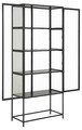 Display Cabinet Seaford, high, black