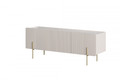 TV Cabinet Malmi 150 cm, cashmere, crema bianca, gold legs