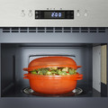 MATÄLSKARE Microwave oven, stainless steel colour