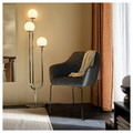 TOSSBERG Chair, metal black/Gunnared dark grey