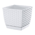 Plant Pot Ratolla Square 19 cm, white