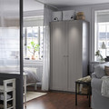 PAX / GULLABERG Wardrobe combination, dark grey/grey, 100x60x201 cm