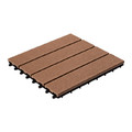 DLH Composite Decking 30 x 30 cm, teak