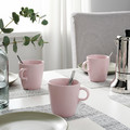 FÄRGKLAR Mug, matt light pink, 40 cl