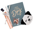 School Set Dog - Notepad, Notebook, Ruler, Pencil, Eraser, Sharpener