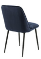 Chair Brooke, velvet, standard, dark blue