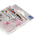 Starpak Wax Crayons 12 Colours Ballerina, 1 set, assorted