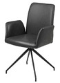 Conference Office Chair Naya, black leather