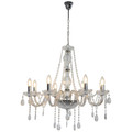 Pendant Lamp Chandelier GoodHome Gacruz 8-p E14, chrome