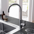 GoodHome Sink Mixer Tap Zanthe, stainless steel