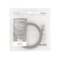 LogiLink DisplayPort Cable 4K/60 Hz DP/M to DP/M 2 m