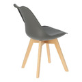 Dining Chair Norden Cross PP, dark grey