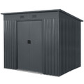 GoodHome Metal Garden Shed 4.5sqm