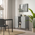 TULLSTORP Cabinet, grey, 99x35x89 cm