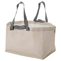 GÖRSNYGG Carrier bag, large, light beige, 57x37x39 cm/71 l