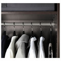 KOMPLEMENT Clothes rail, dark gray, 100 cm