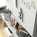 MITTZON Whiteboard/noticeboard, white, 84x110x2 cm