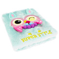 Plush Notebook Super Style Owl