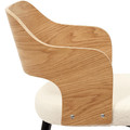 Dining Chair Roki, beige boucle