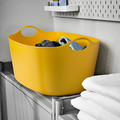 TORKIS Flexi laundry basket, in-/outdoor, yellow, 35 l