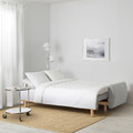 GRUNNARP 3-seat sofa-bed, light grey