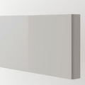 RINGHULT Drawer front, high-gloss light grey, 40x10 cm, 2 pack