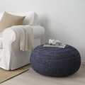 SANDARED Pouffe, dark blue, 71 cm