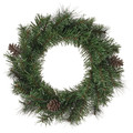 VINTERFINT Artificial wreath, in/outdoor pine cone, 45 cm