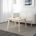 LISABO Coffee table, ash veneer, 70x70 cm