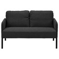 GLOSTAD 2-seat sofa, Knisa dark grey