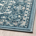 VEDBÄK Rug, low pile, blue, 133x195 cm