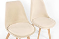 Upholstered Dining Chair Bolonia Lux, beige