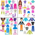 Polly Pocket Sparkle Cove Adventure Fashion Pack Playset HKW10, 1 set, assorted, 4+