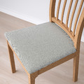 EKEDALEN Chair, oak effect/Orrsta light grey