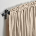 SANELA Curtains, 1 pair, light beige, 140x300 cm