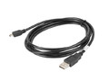 Lanberg Cable USB 2.0 Mini AM-BM5P 1.8m, black