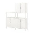 TROTTEN Cabinet combination, white, 140x173 cm