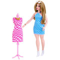 Barbie Wardrobe Set with Doll & Accessories HPL78 3+