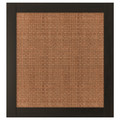 STUDSVIKEN Door, dark brown/woven poplar, 60x64 cm