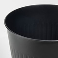 CITRONMELISS Plant pot, in/outdoor/anthracite, 24 cm