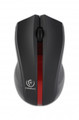 Rebeltec Wireless Optical Mouse, GALAXY black/red, rubber surface