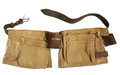 AW Tool Belt Apron/ Leather Belt Pro Suede 11 Pockets