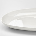 FRÖJDEFULL Serving plate, white, 40x19 cm
