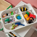 TROFAST Storage tray with compartments, white, 42x30x5 cm