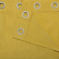 Curtain GoodHome Pahea 135x260cm, mustard yellow