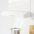 KNOXHULT Kitchen, high-gloss white, 220x61x220 cm