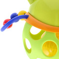 Bam Bam Animal Rubber Ball with Rattle Frog 6m+