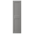 GRIMO Door with hinges, grey, 50x195 cm