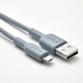 SITTBRUNN USB-A to USB-micro, light blue, 1 m